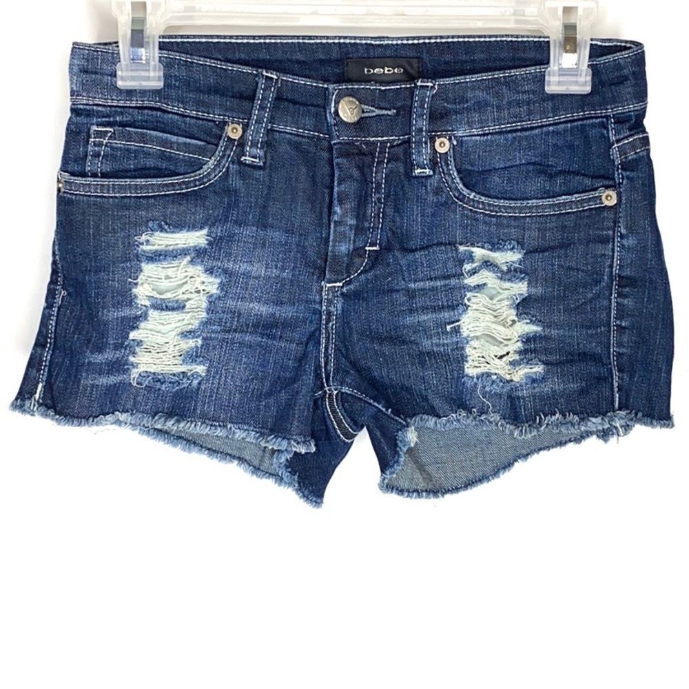 Bebe Blue Jean Shorts Size 24
